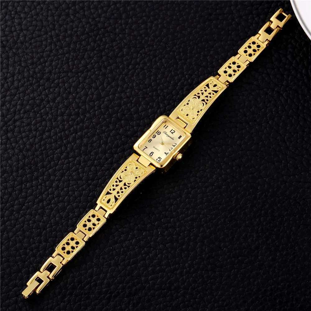 Luxury Gold Stainless Steel Women Bracelet Watches Fashion Woman Watch Casual Dress Ladies Watch Female Clock Relogio Feminino XJ250527