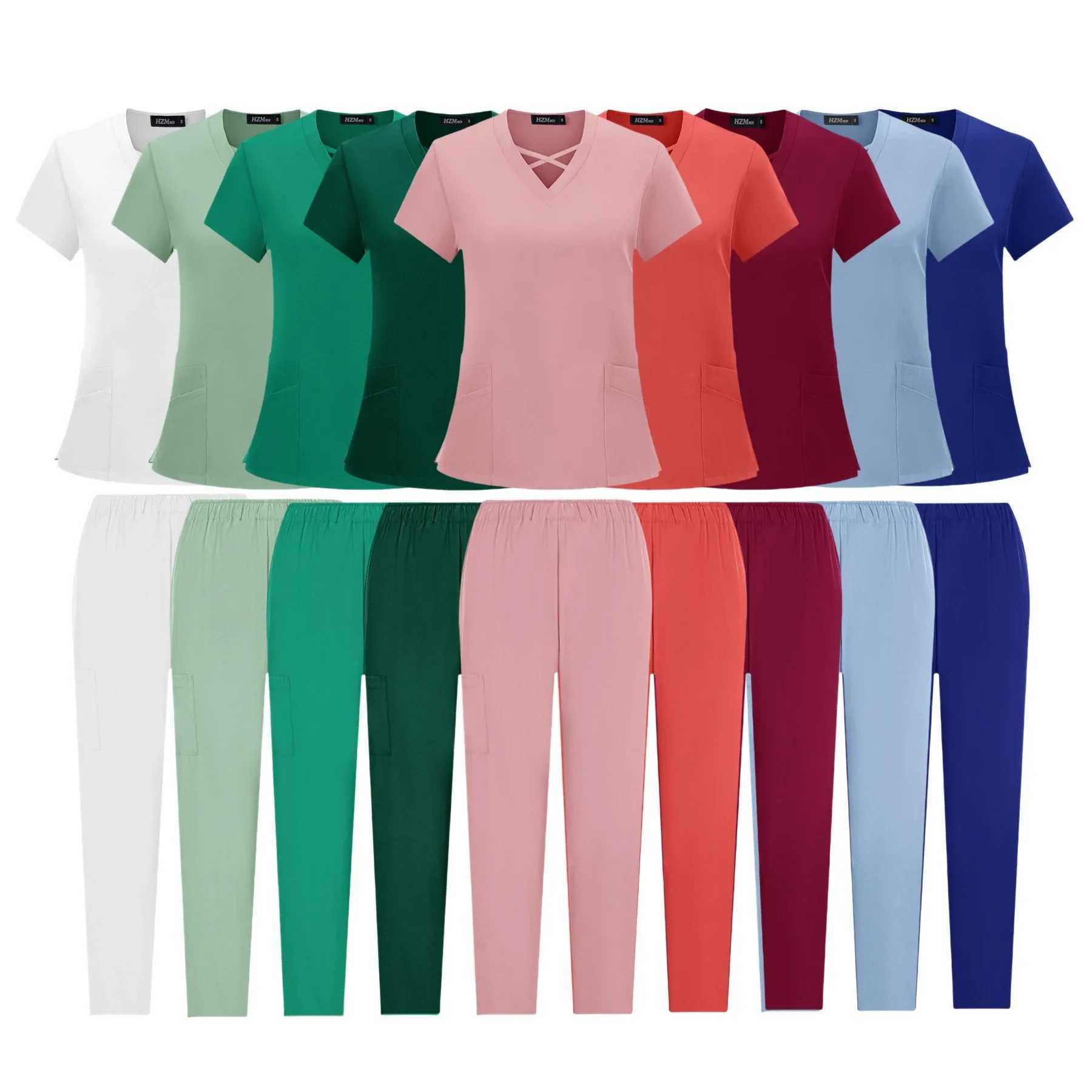 Hospital Scrubs Sets Nurse Accessories Medical Clothing for Women Work Uniforms Dental Clinic Beauty Sn Spa Workwear Overalls X250528