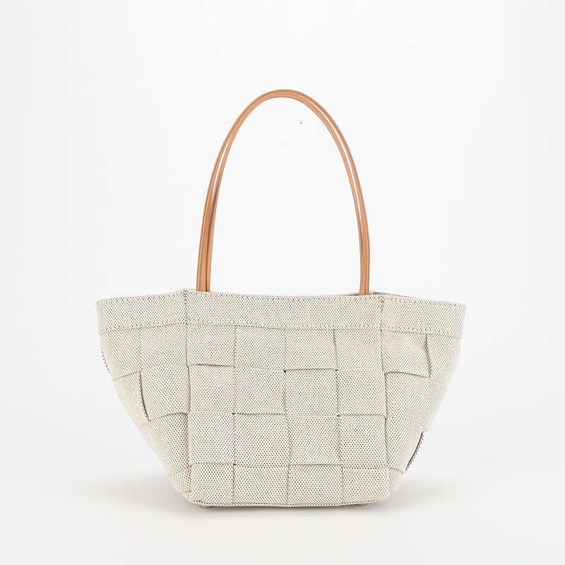 for Women New Niche Handwoven Tote Simple Fashion Canvas Bucket Denim Shoulder Crossbody Bag