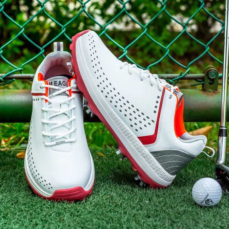 New Professional Golf Shoes Men Waterproof Luxury Golf Sneakers High Quality Non-Slip Walking Golf Footwears Spikes Sports Shoes M250528
