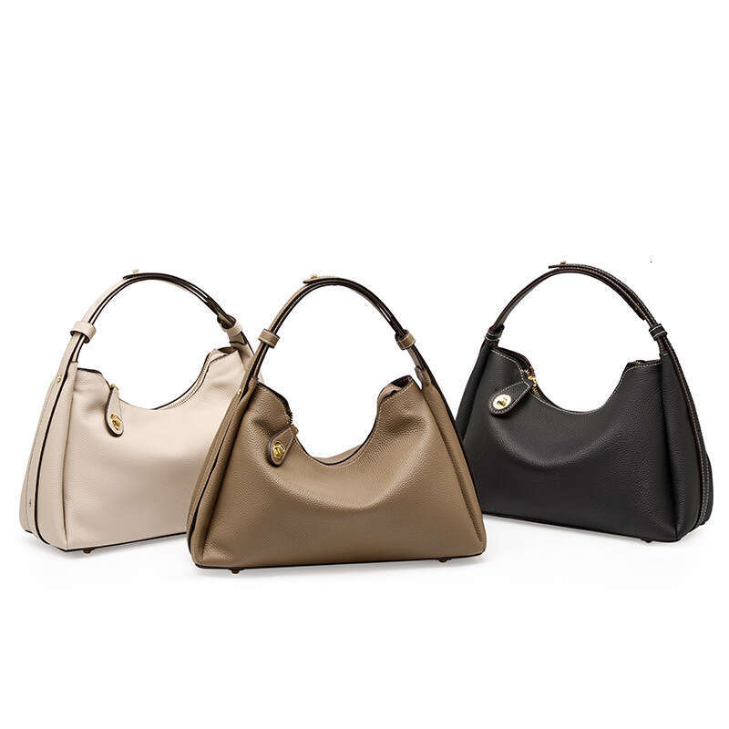 High-End Genuine Leather Women's New Crossbody Shoulder Fashionable Underarm Elegant Ladies' Bag B5