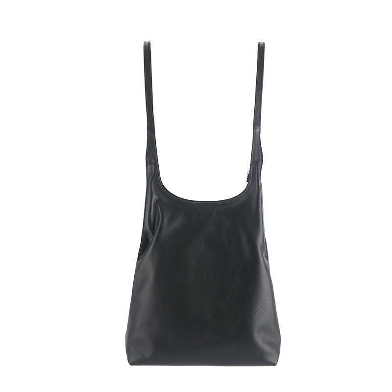 New Genuine Leather Simple Casual Backpack Niche High-end Single Shoulder Crossbody Bag for Women