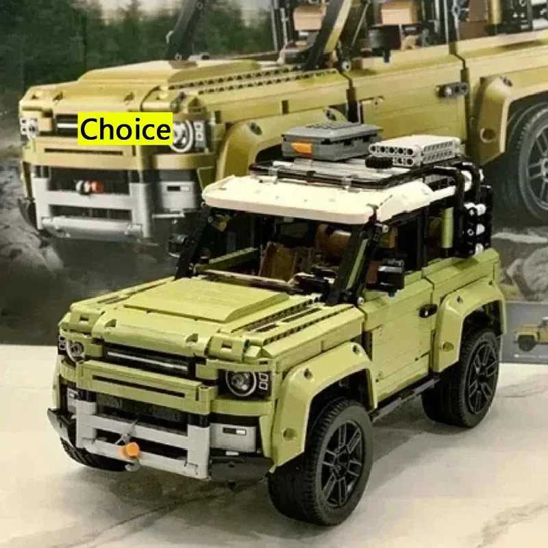 2573PCS Technical Land Off-road Defender Classic Car Building Blocks 42110 Set Model MOC Vehicle Toys Bricks for Boys Adult Gift Z250528