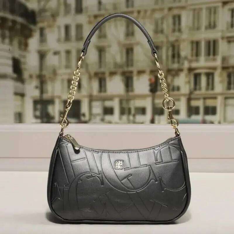 Design Bag CH Women's Handbag Partition Durable Brand Fashion Large Capacity Bent Moon Simple Shoulder Crossbody Bag Brand Bag
