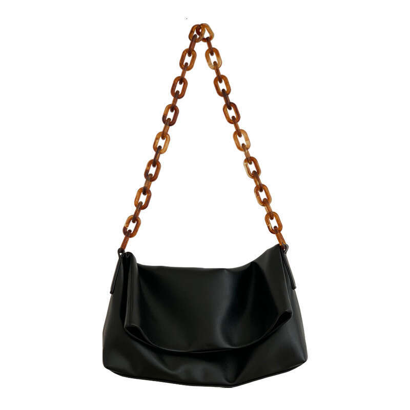 New Stylish Acrylic Single-Shoulder Underarm Soft Bag - INS Trendy Crossbody Handbag for Women Autumn/Winter
