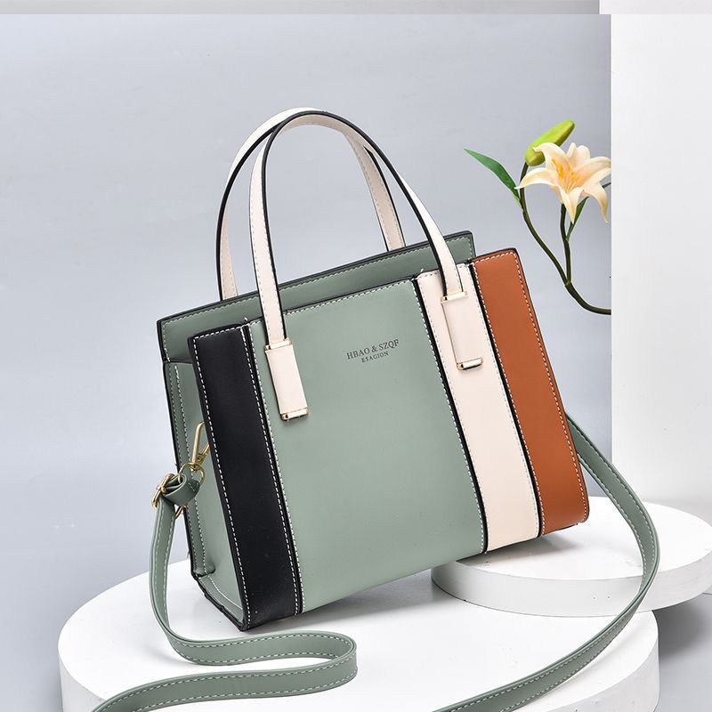 Top quality Brand High Quality New Style Fashion Color Block Women's Bag Trendy Ladies Crossbody Bag Shoulder Bag Handbag Bag for Women New Free 