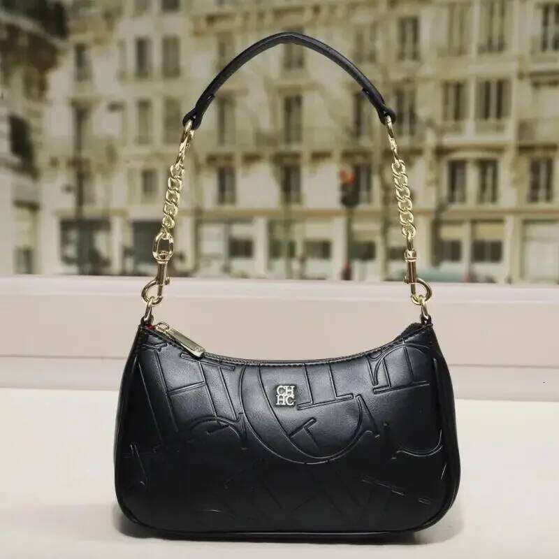 Design Bag CH Women's Handbag Partition Durable Brand Fashion Large Capacity Bent Moon Simple Shoulder Crossbody Bag Brand Bag