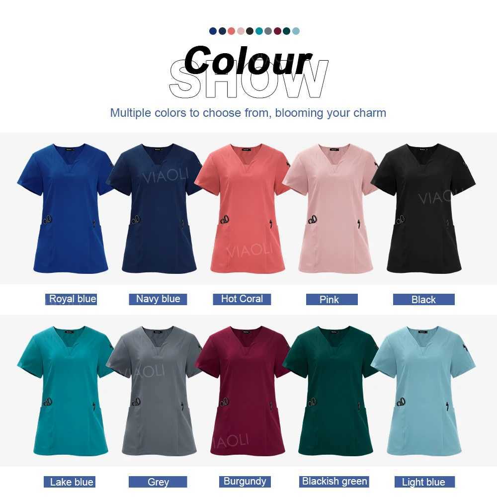 Hot Sales Scrub Sets Dental Clinic Hospital Accessories Nursing Articles Doctor Nurse Work Clothes Surgical Uniforms Woman Scrub X250528