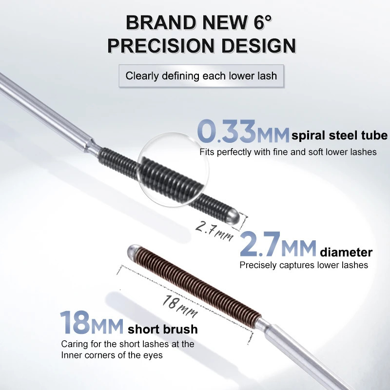 Judydoll Steel Tube Mascara Waterproof Lengthening Curling Volumizing for Long-Lasting Lifted Lashes 250604