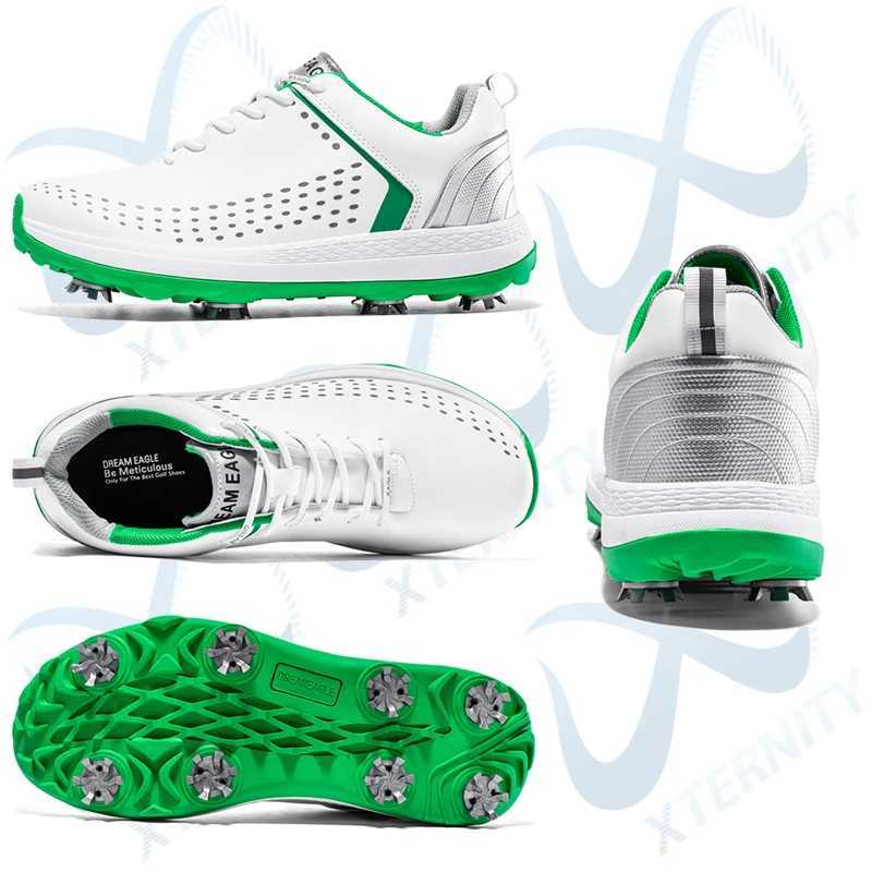 New Professional Golf Shoes Men Waterproof Luxury Golf Sneakers High Quality Non-Slip Walking Golf Footwears Spikes Sports Shoes M250528