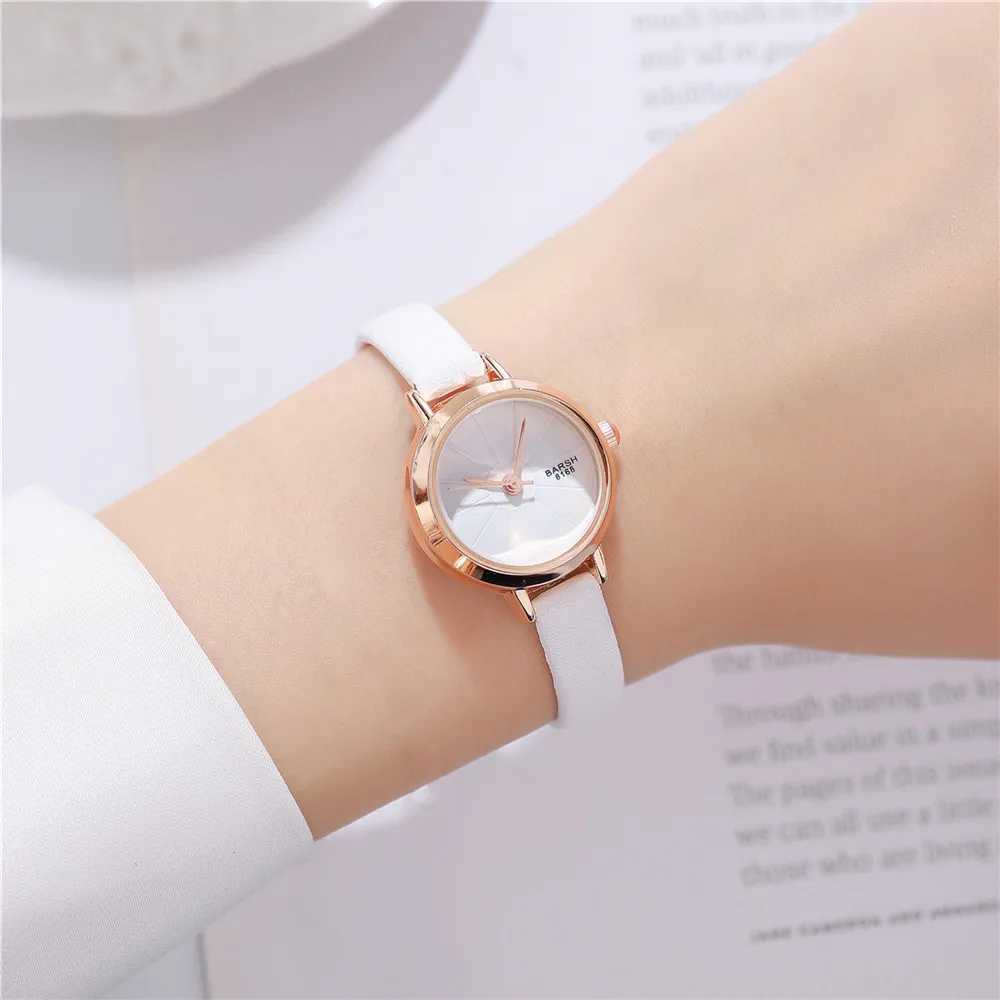 fashion slim leather lady quartz casual watch XJ250527