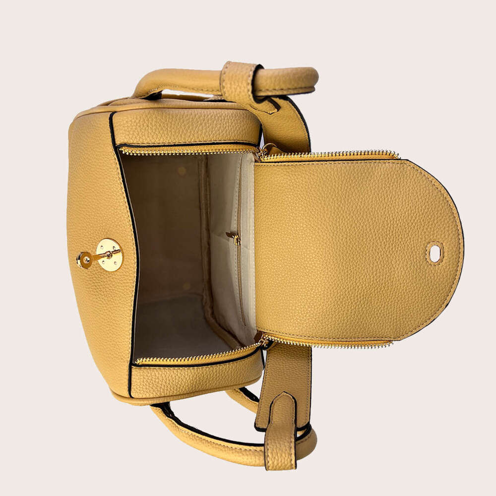 Fresh Yellow Lychee Pattern Shoulder Fashion Women's Simple Versatile Medicine Doctor Bag