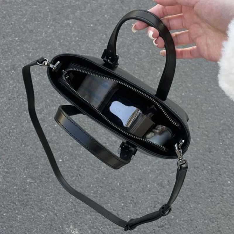 Fashion s Womens Bags New PU Leather Niche Leisure Versatile High Capacity Trend Solid Color Handheld Bags Shoulder Bag Y250528