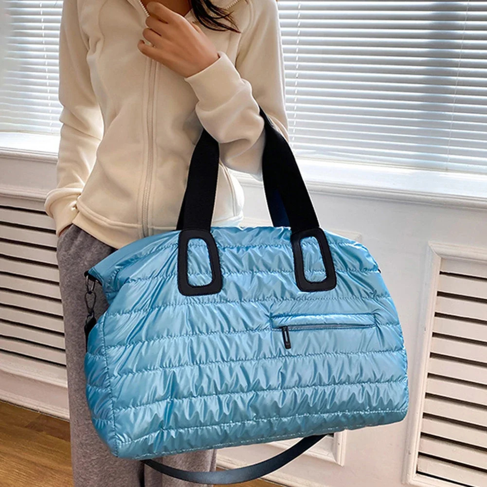Wet Dry Separation Gym Fitness Bag Large Capacity Weekend Handbags Multifunctional Nylon Messenger Bag Waterproof for Gym Sports 250522