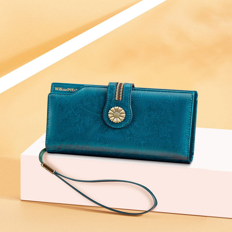 Free Shipping Designer Wallet Genuine Leather Handbag Fashionable, High-quality Exquisite Top-level Cowhide Women's Card Bag Phone Bag Coin Bag