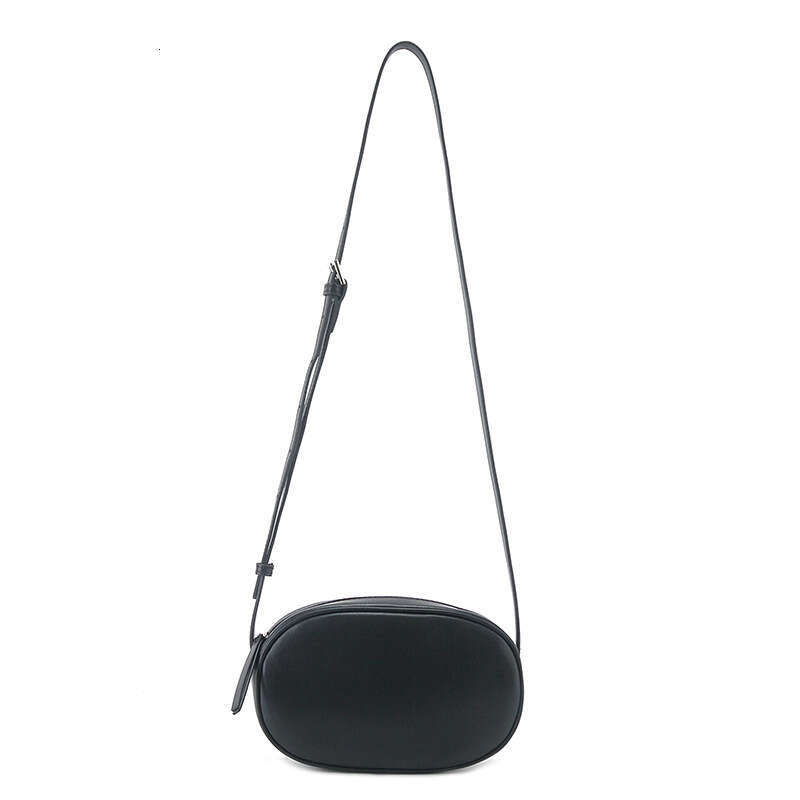 for Women New Convenient Small Round Niche Korean Style Crossbody High-end Simple Single Shoulder Genuine Leather Women's Bag