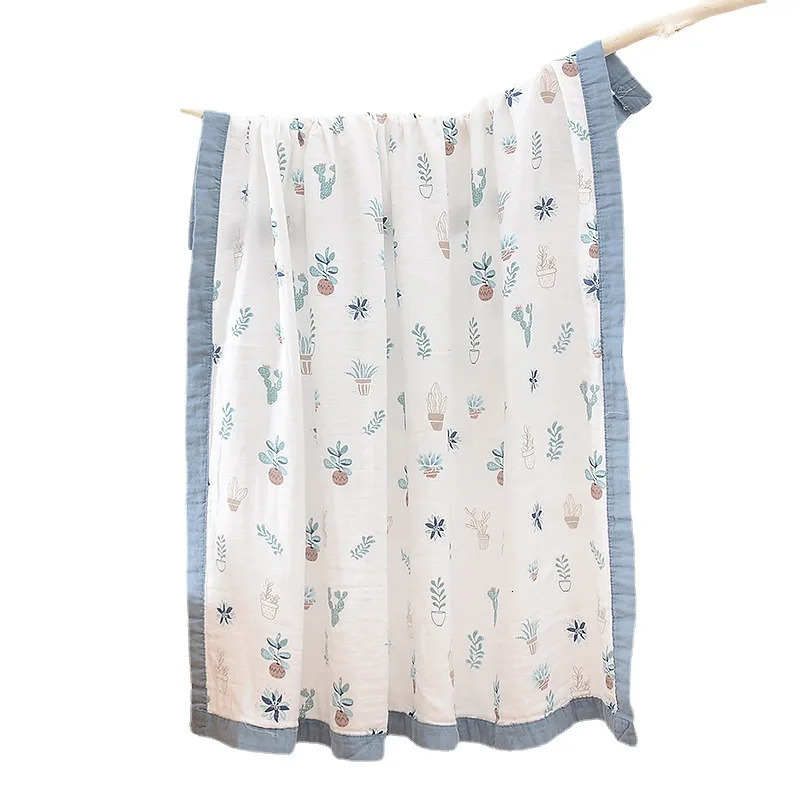 Baby Four-layer Gauze Quilt Summer Thin born Supplies Swaddle Wrapping Baby Summer Blanket 250527