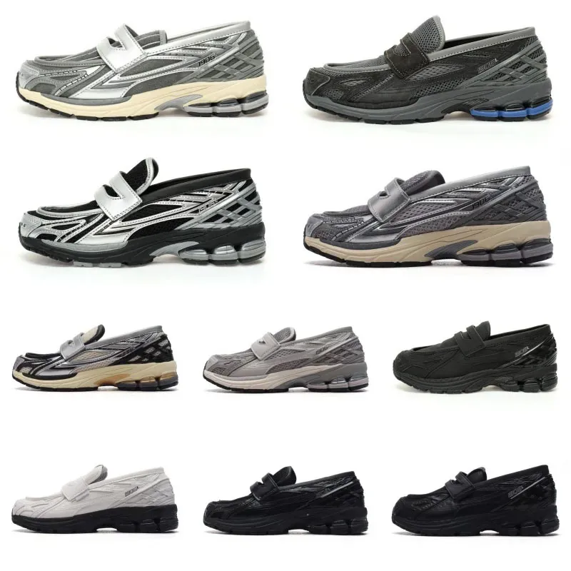 2025 Hot 1906L Junya MAN Shoes Black White Metallic Silver Sport Men Women Sports Low Sneakers
