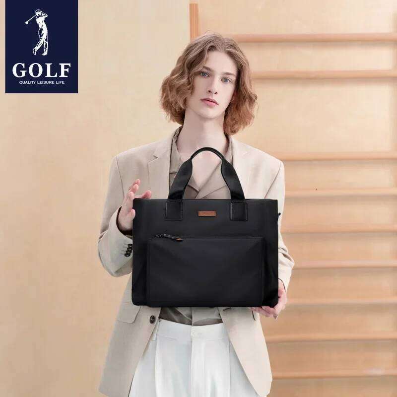 GOLF Bussiness Bags for Men Briefcase Office Travel Computer 15 Inch Handbag Shoulder Messenger Bag Large Capacity High Quality