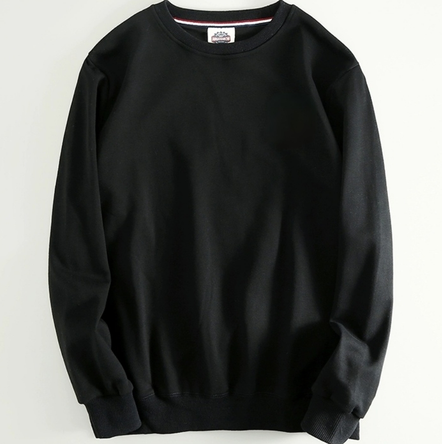 Sleek Mens Plain-Colored Sweater Unisex Design with Multiple Options & Personalized Logos Ideal for Daily Outfits