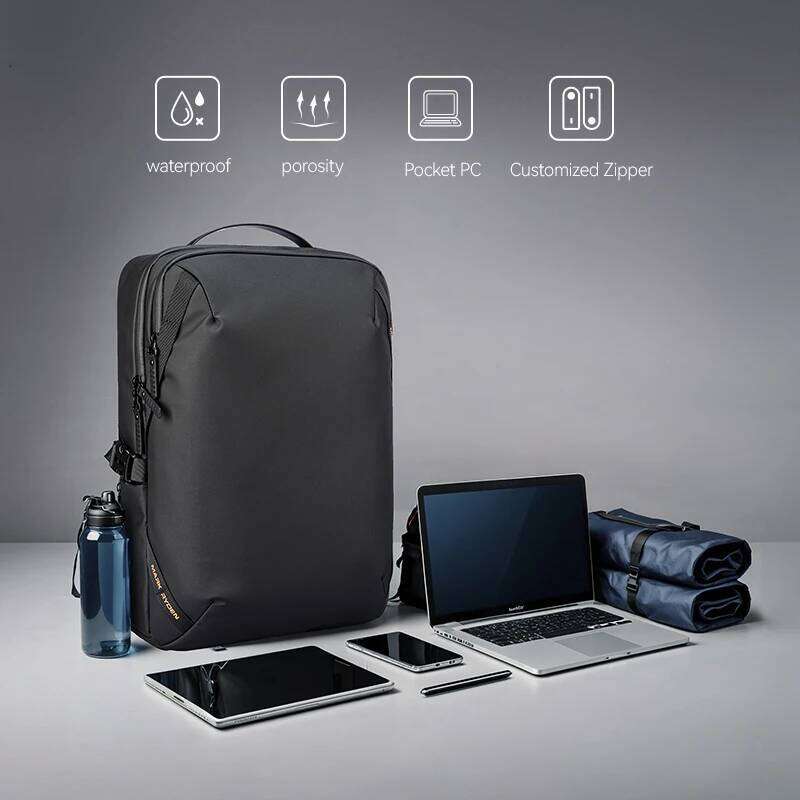 MarkRyden Infinitely Lite: Multifunctional Waterproof Large Capacity Daily Travel 180 Degree Closure Backpack Men's Backpacks