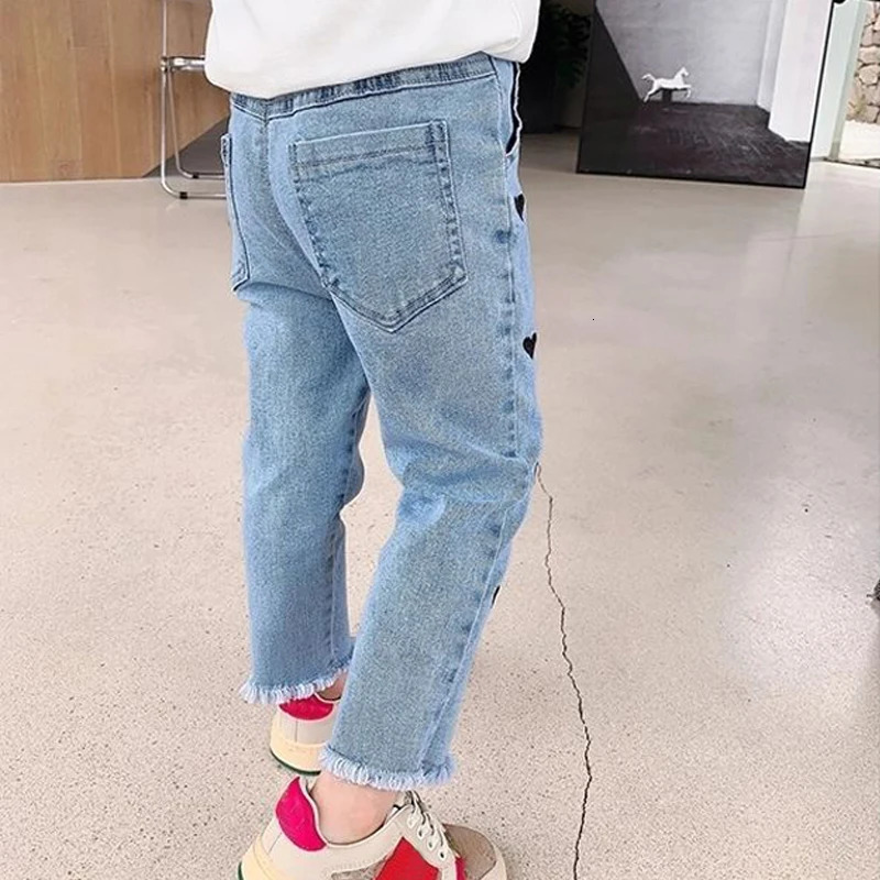Kids Skinny Jeans Girls Denim Clothing Bottoms Casual Trousers Children Clothes Pants Garments 15 Years 250528