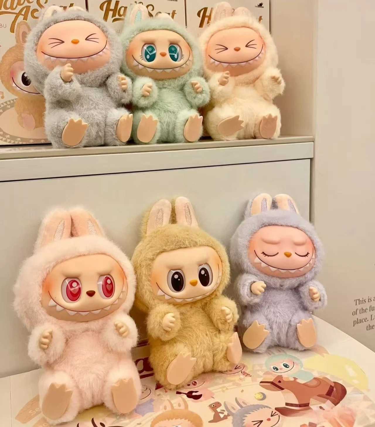 New Labubu Blind Box Have A Seat Vinyl Series Pendant Doll Model Toy Kawaii Monster Keychain Toy Decorations Surprise Gift X250528