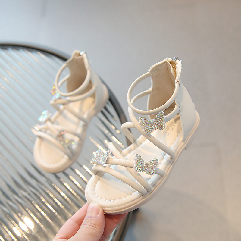 Girls Sandals with Butterfly Designer Shoes Girl Princess Shoes Littlesprouts for Kids Sandals Toddler Size US6C-US13C C0677