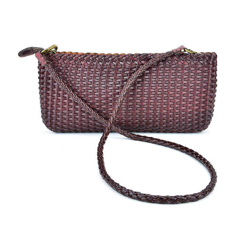 Tote Bag Summer New Genuine Leather Woven Crossbody Fashion Large Handbag Women S Clutch Bag Shoulder Bag Braided Handbag