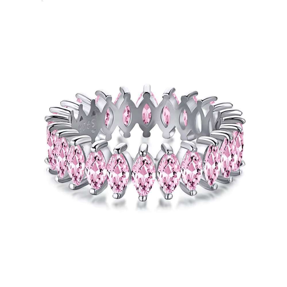 Sparkling Wedding Jewelry Cubic Zirconia 925 Sterling Silver Shinning Diamond Ring for Women