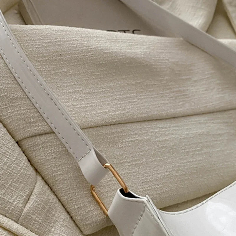 Retro Solid Color PU Leather Shoulder Underarm Bag Womens Fashion Handbags Casual Purses and Handbag Ladies Hand Bags 250523