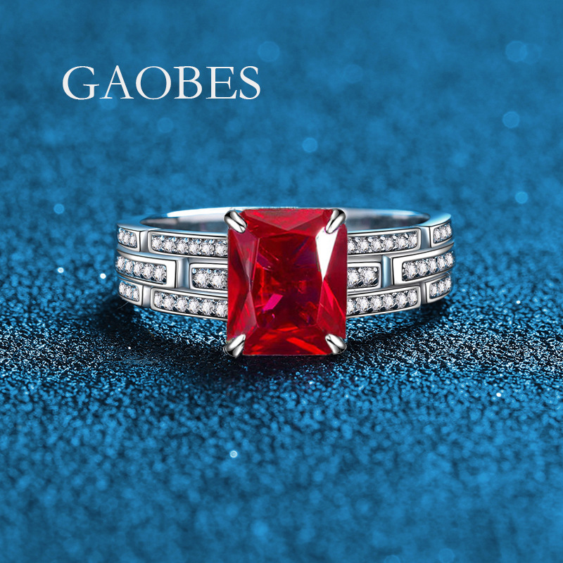 Trendy Multi-Tone Diamond Simulant Adornments: Vibrant Hued Semi-Precious Metal Band Ideal For Everyday Wear