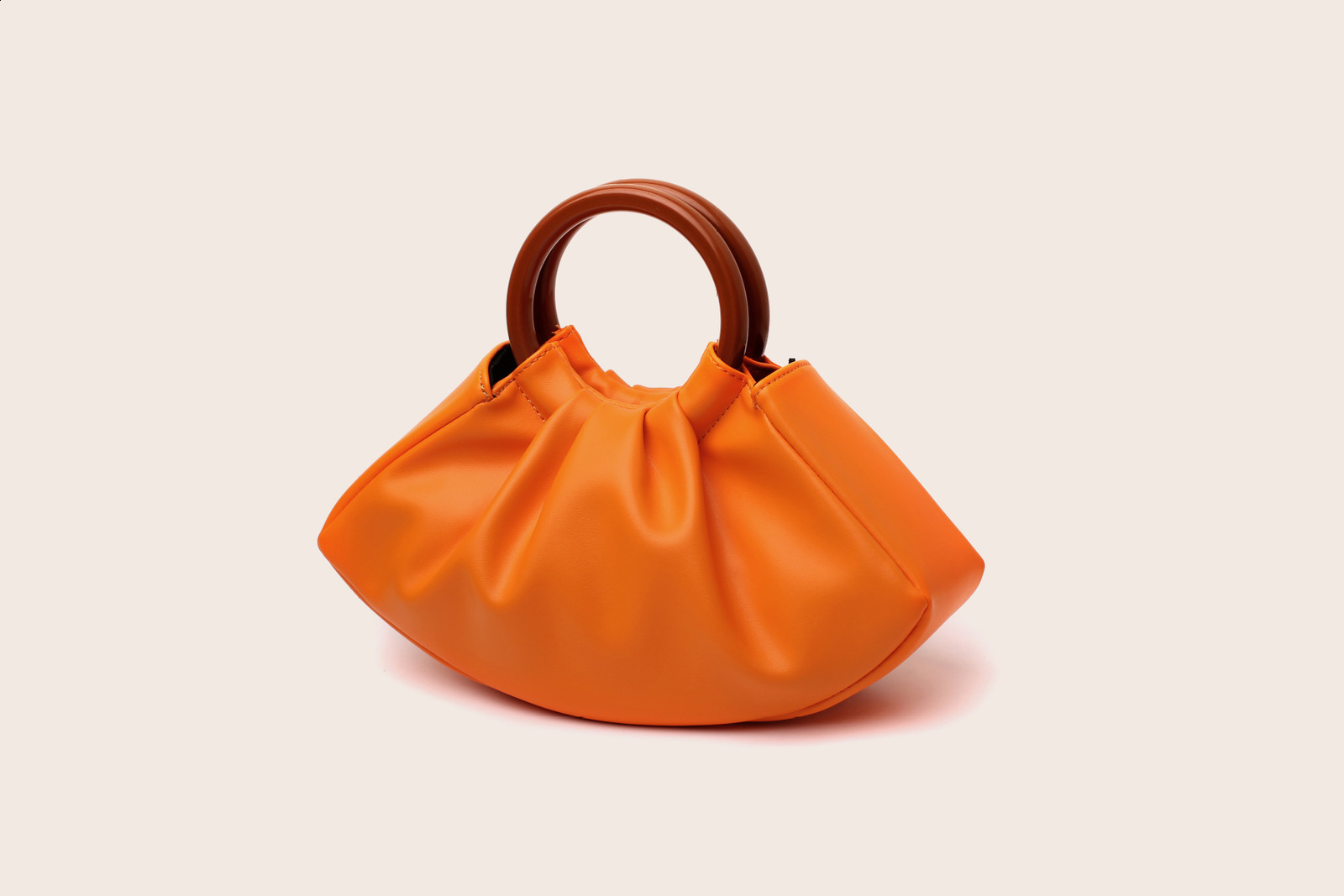 Cloud Bag for Women Fashion Pleated Small Bag Wooden Handle Simple Tote Bags for Ladies 250113