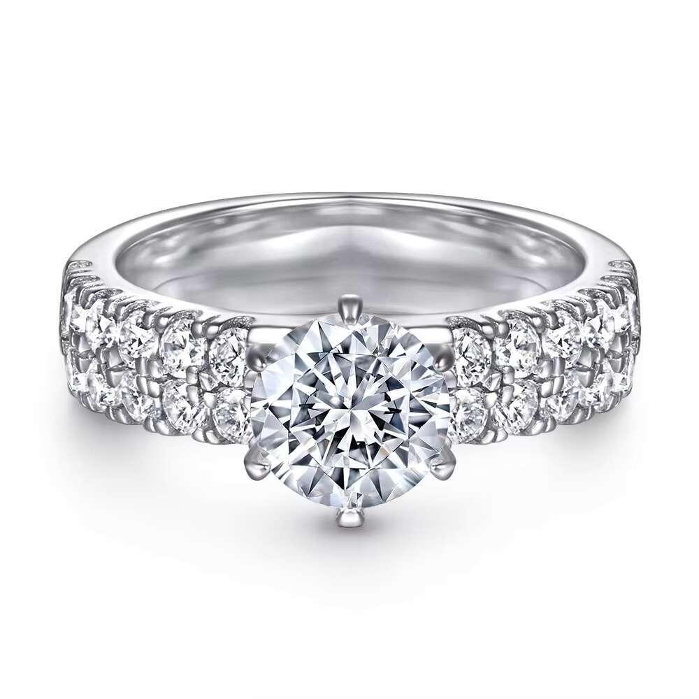 Diamond 14K 16K 18K Gold Lab Grown Diamond Ring Gift Wedding Engagement Certified