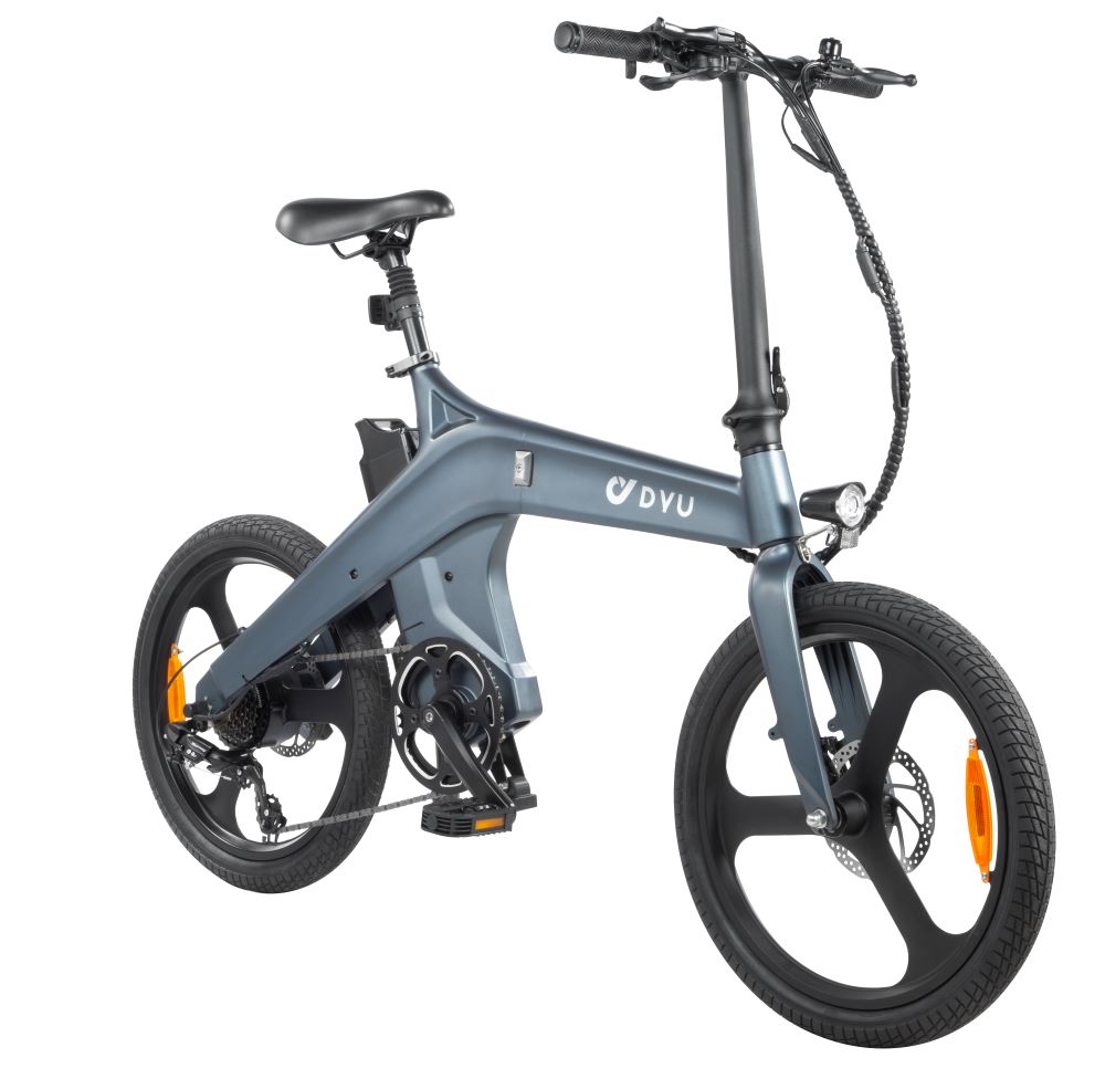 UK STOCK DYU T1 20 Inch Foldable Electric Bike Pedal Assist 250W Motor 36V 10Ah City E-Bike for Adults Portable Bicycle 25km/h Urban commuter bikes