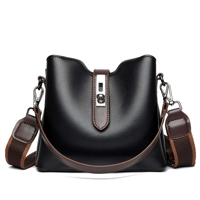 Textured Bucket For Women, Spring/Summer New High-End Multi-Layer Large Capacity Handbag, Shoulder And Crossbody Bag B5