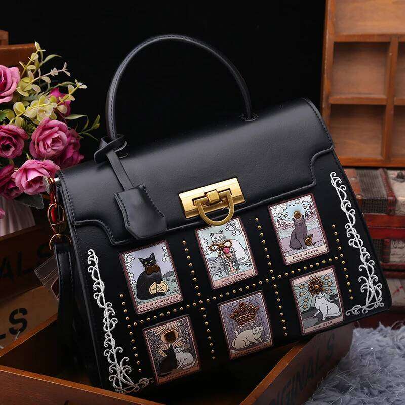 Light Brand Women's Handbag 2025 New Autumn And Winter Fashion Heavy Industry Painting Designer Shang Crossbody Bag Large