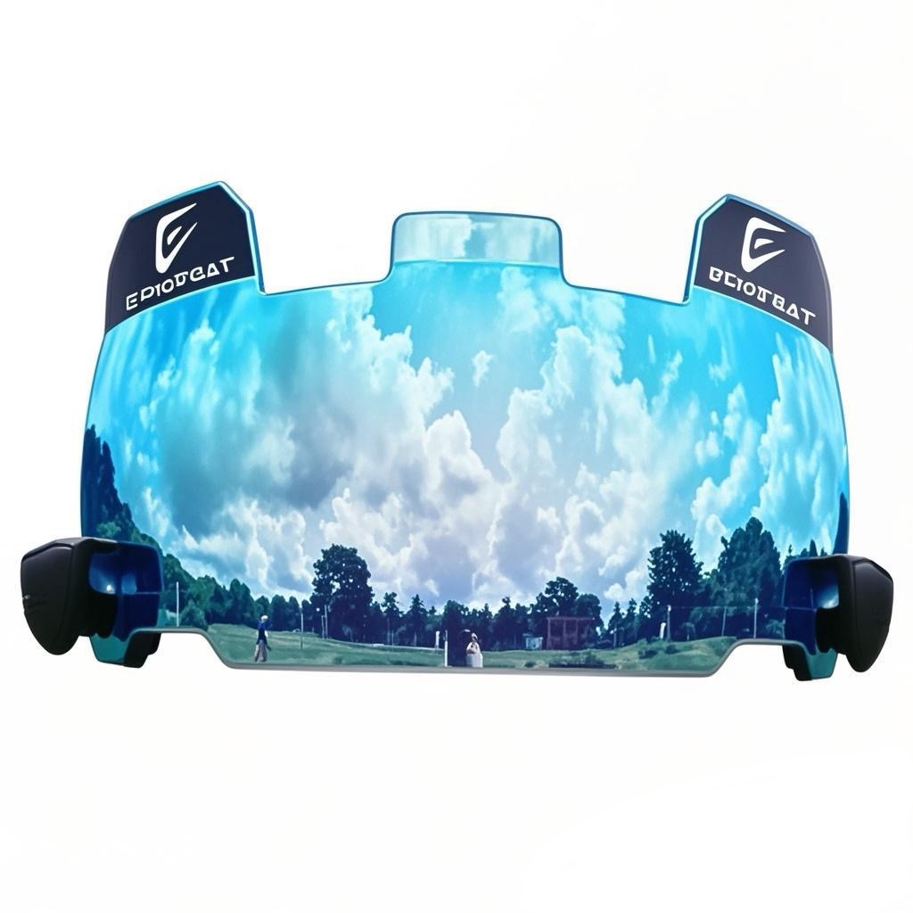 American football helmet visor, football sun visor, spherical mirror, universal one-size-fits-all, suitable for helmets of all sizes.