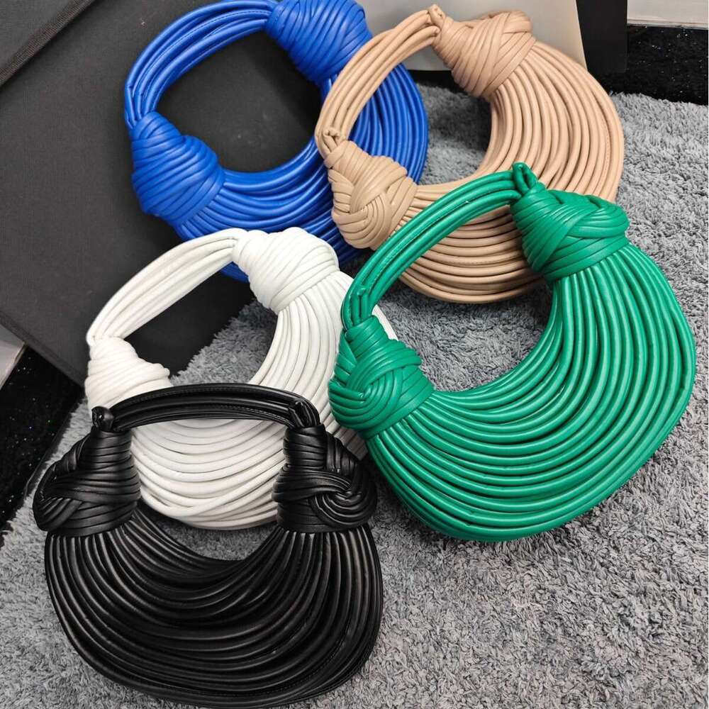 Fashion Handbag 2025 High-end Niche Design Personality Noodle Stylish Crossbody Bag for Women Trendy Woven