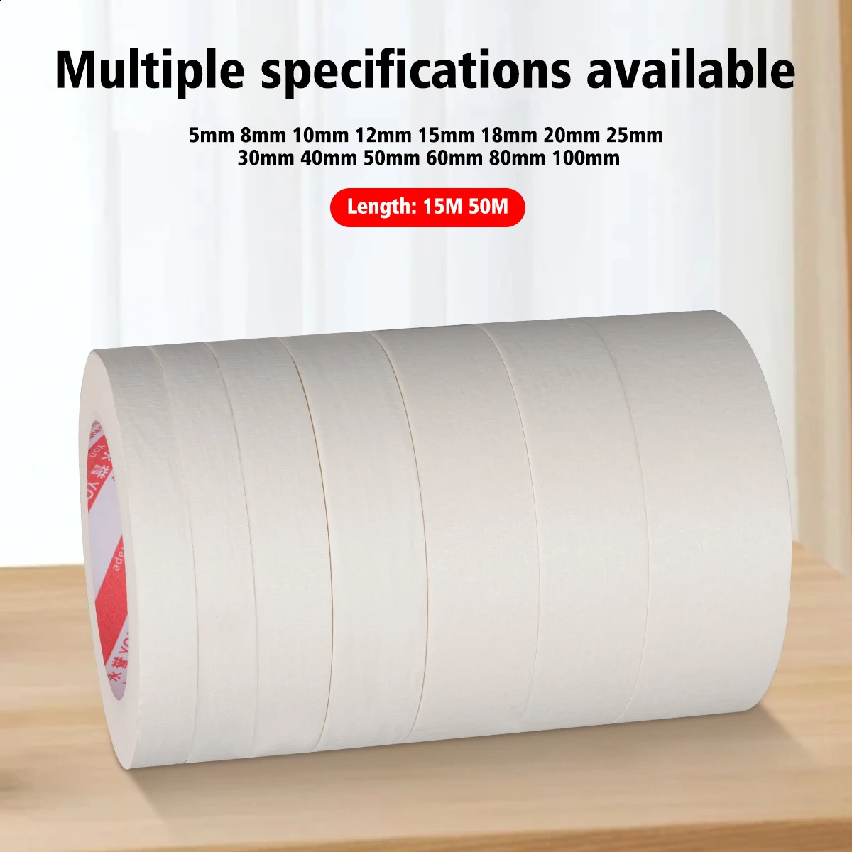 20M decorative paper tape for art students suitable for writing without residue spray paint masking and protective paper 250527