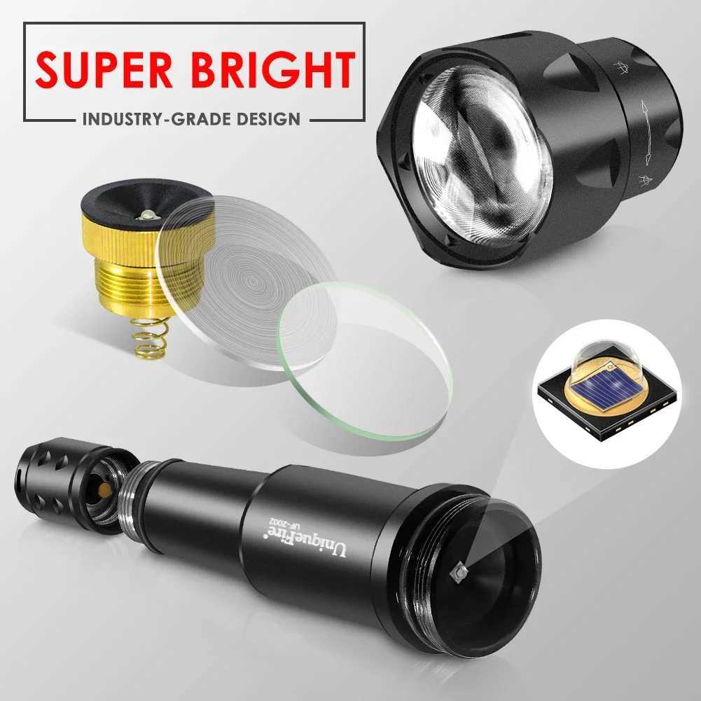 UniqueFire 2002 LED Flashlight T20 Pro Fresnel Lens Vcsel IR 940nm 850nm 810nm Zoom Hunter illuminator 3 Mode Night Vision TorchXJ250529