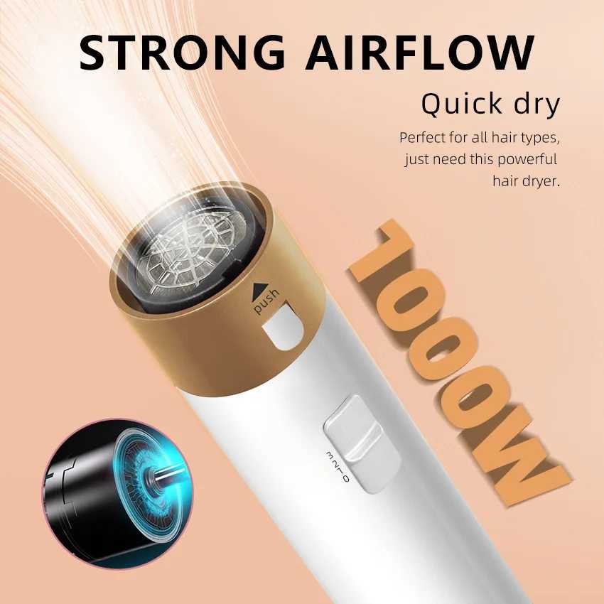6 in 1 Salon-Grade Hair Dryer Brush Curling Wand Styling Comb Straightener for Women Professional Hair CareXJ250528