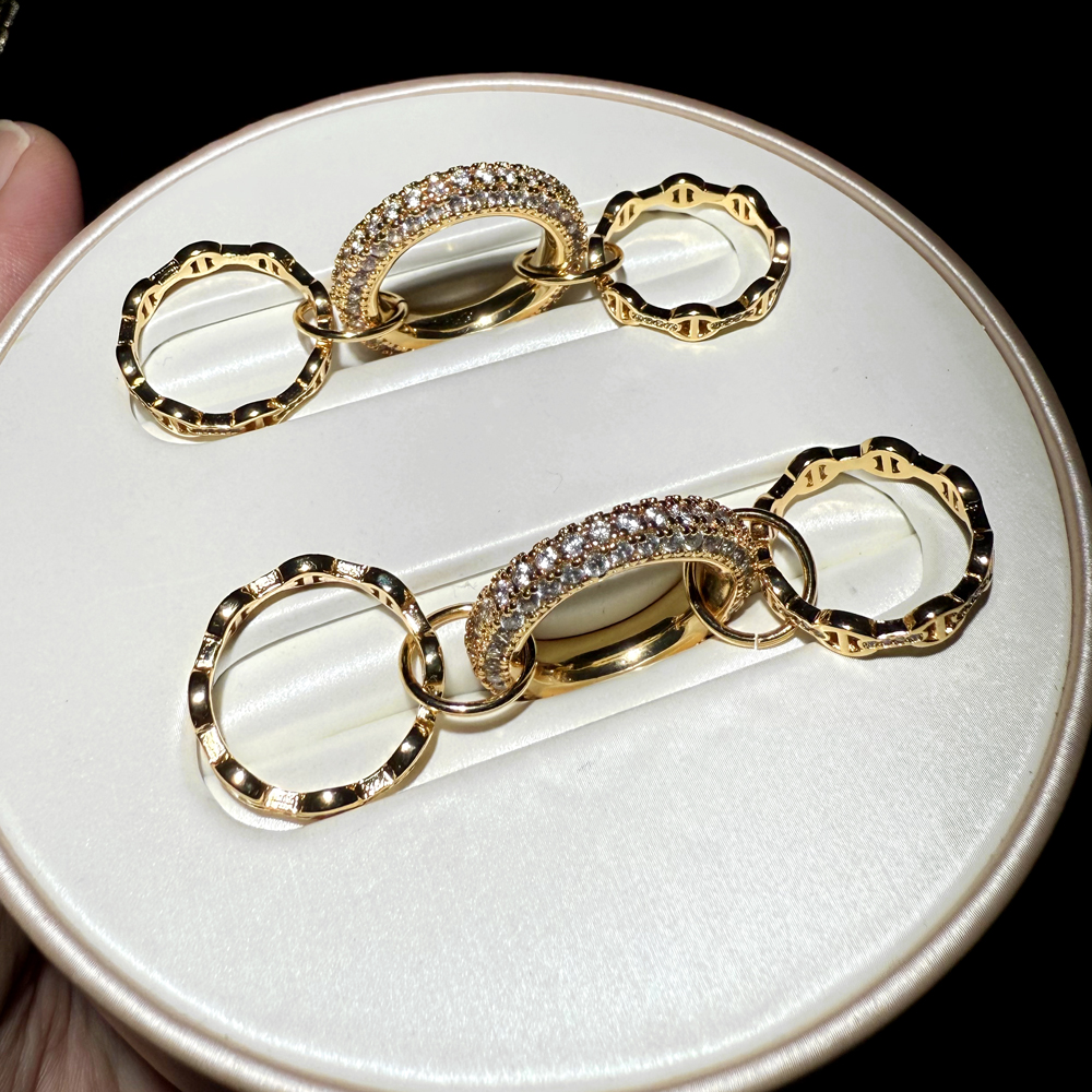 sdzstone 2025 NEW Luxury Micro Pave Cubic Zirconia Bling Cz Rings for Women Fashion Mixed Color Stackable Finger Ring Party Jewelry
