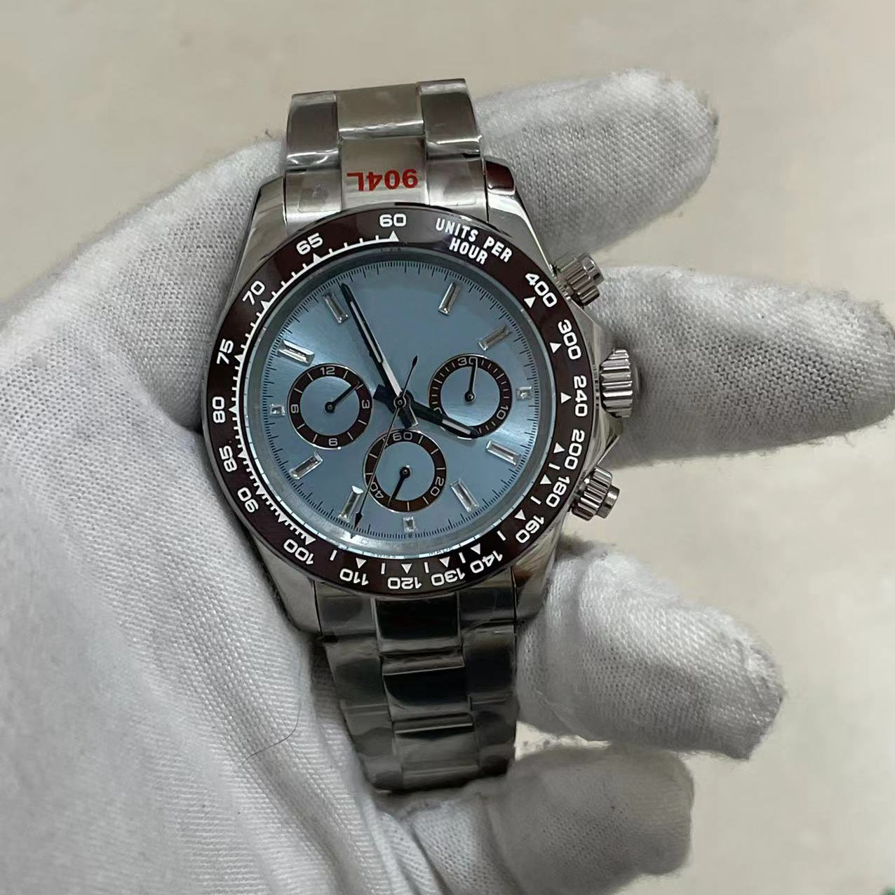 Super U1 ST9 Clasp top Mens Watch 3836 Automatic Mechanical Ceramic Bezel Spphire Glass Stainless Steel Solid Clasp waterproof Men Watches Male Wristwatch