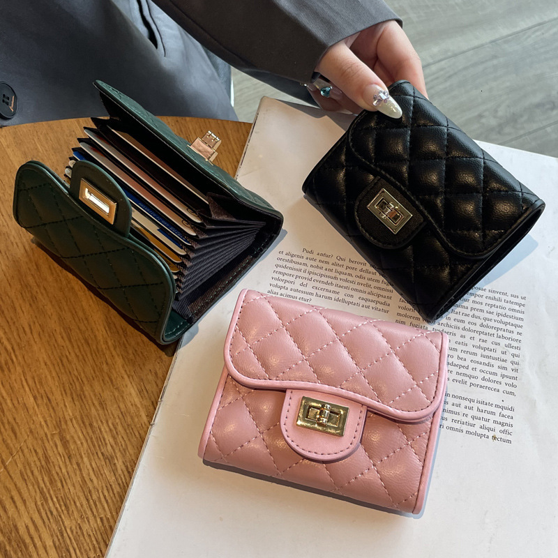 Card Holder Unisex Wallet Women Travel Classic Minimalist Faux Leather Free Delivery Mini High Capacity Zipper Red Coin Pocket Long Credit