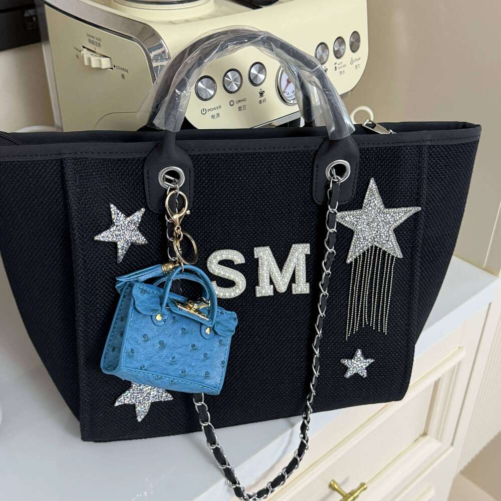 Black Swan Handbag, Personalized Chain Bag, Travel Bag Customized Name Birthday Gift Wedding Party Decoration