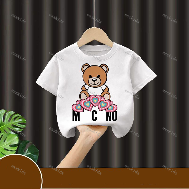 7 Colors Cute Bears Baby Boy Tops T-shirts Designer Short-sleeved For Child Luxurious Costume Girls Tshirt Tee 100% Cotton Summer Short Sleeve Kids DPD2505296