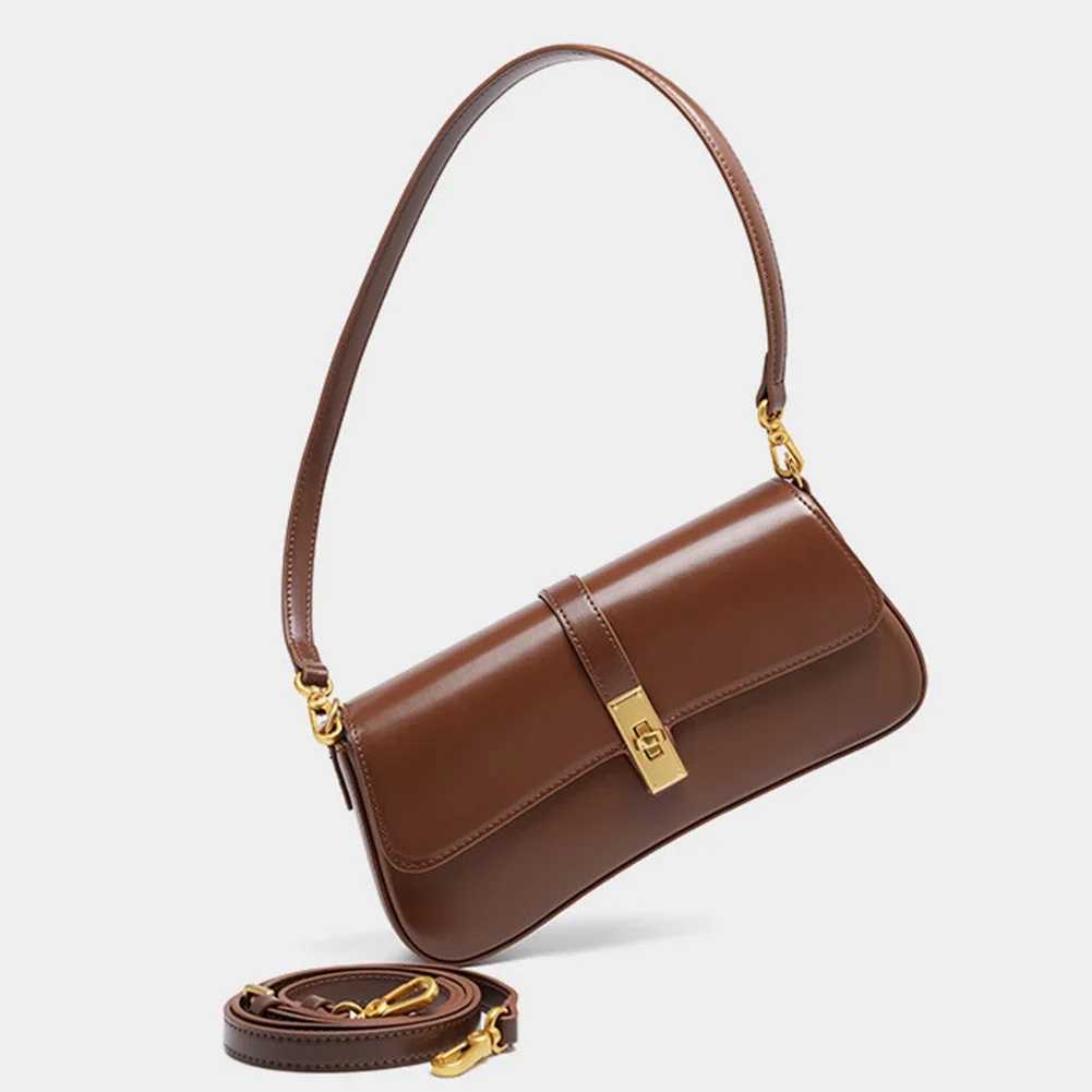 Luxury Brand Crossbody Bags For Women Fashion Design Underarm Bag 2024 French Genuine Leather Shoulder Bag Female Handbag Purses XJ2520528