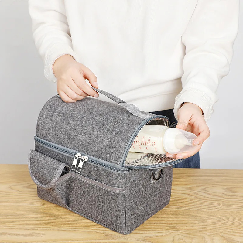 1pcs Lunch Bag Reusable Insulated Thermal Women Men Multifunctional Cooler and Warm Keeping Box Bag 250528