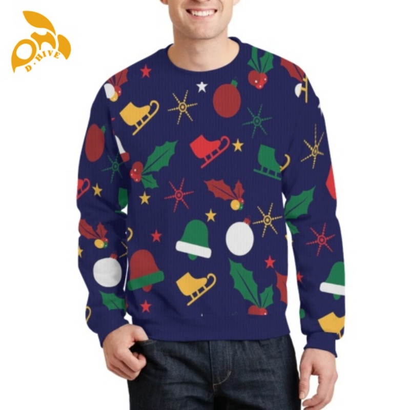 Free delivery. Thickened adult round-neck sweaters are available for DIY customization. New, cool and fashionable outdoor outfits for both men and wom